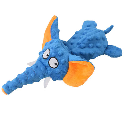 New Plush Elephant Pet Toy - Interactive Sound Toy